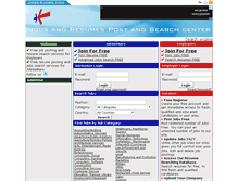 Tablet Screenshot of jobs4jobs.com